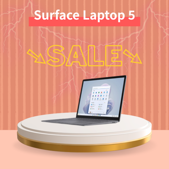 二手 【限量促銷中】Microsoft 微軟 Surface Laptop 5 15吋 觸控螢幕 i7-1255U 16G 512G — USD 智選嚴選